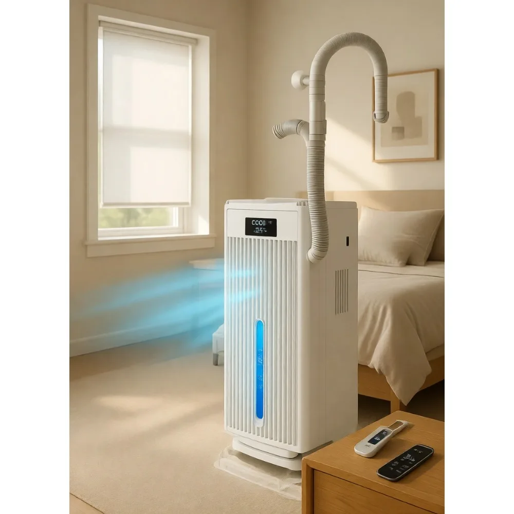 Quiet 95oz Home Dehumidifier 1000 Sq Ft Auto Shut Off 7 Color Light for Living Room Bedroom Basement