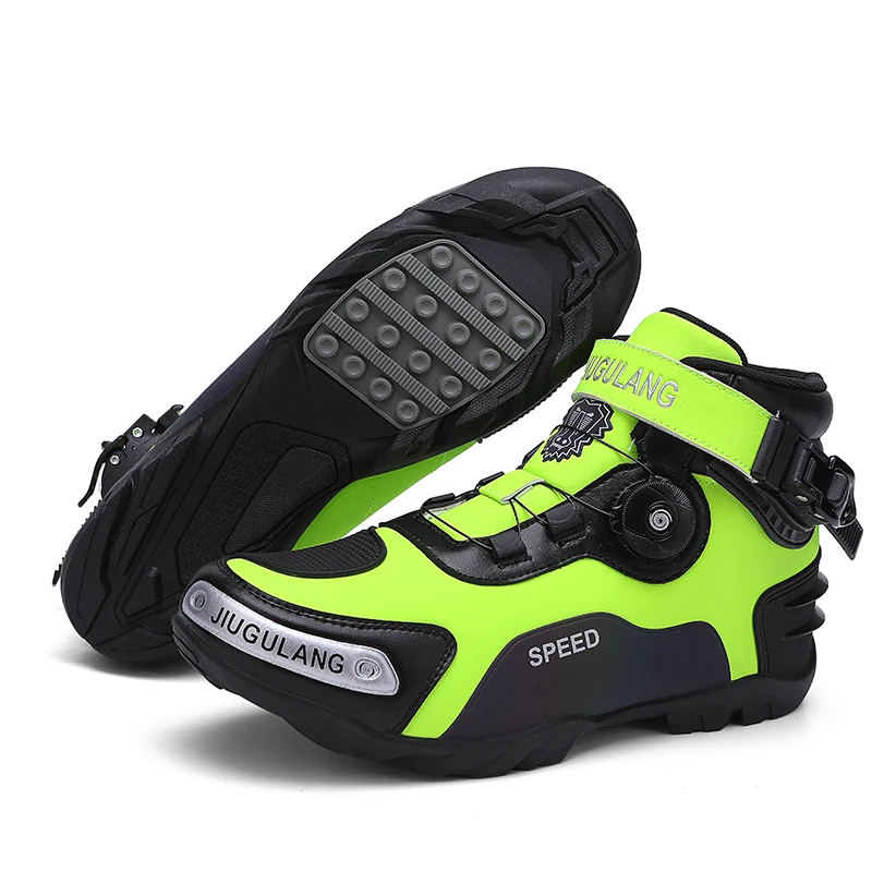 

Waterproof Motorcycle Boots Men Women Outdoor Motorcycle Protective Boots Cross-country Motorbike Riding Shoes Cycling Sneakers
