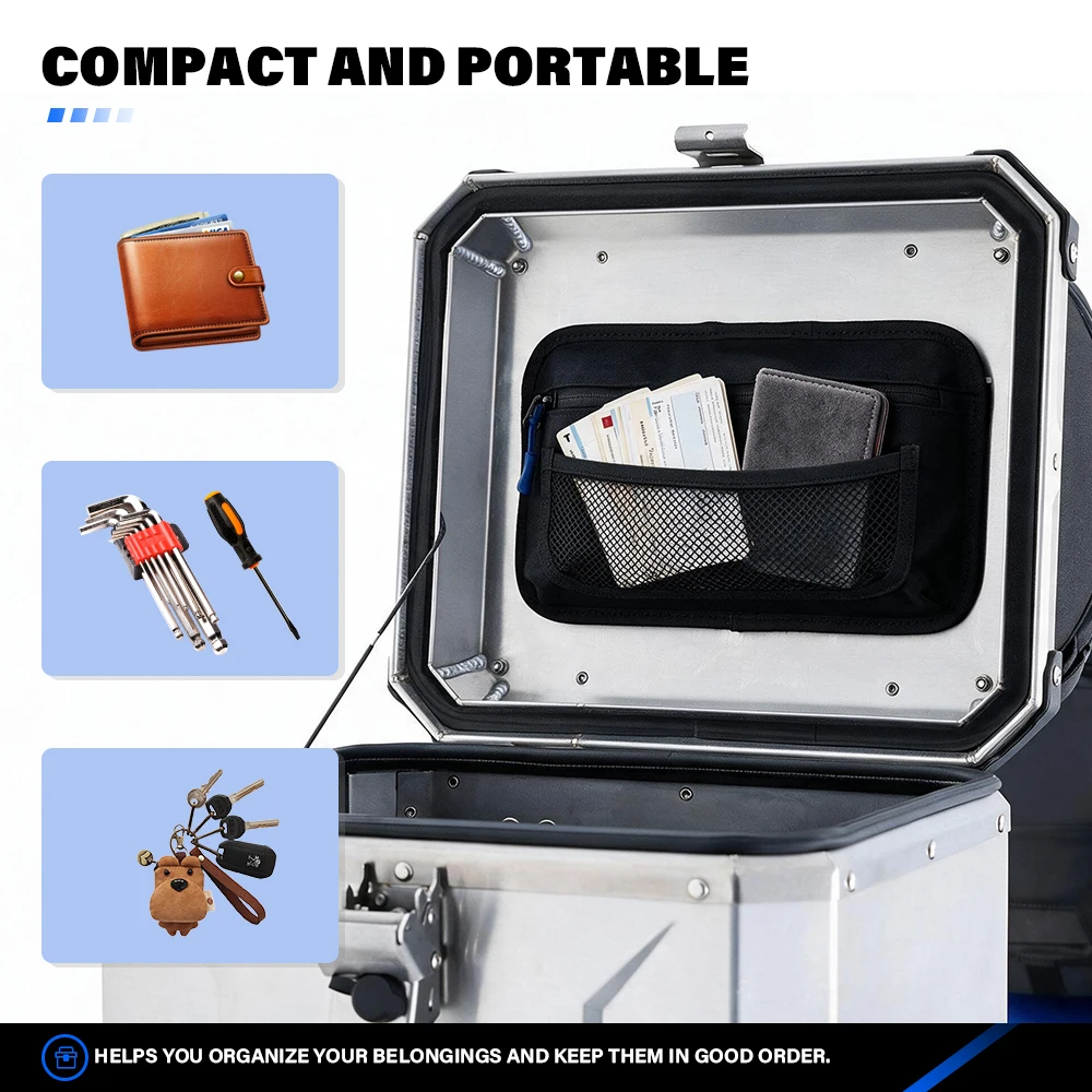 Motorcycle Top Case Cover Inner Bag Tail Case Storage Tool Bags For R1200GS LC Adventure R1250GS ADV F750GS F850GS Universal