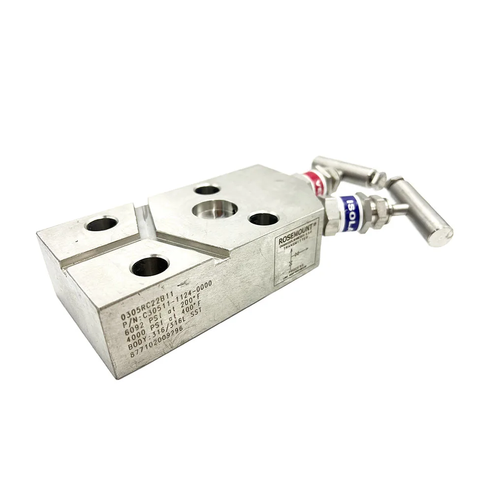 Vendita calda integrato a due valvole Gruppo 304 Trasmettitore EJA in acciaio inossidabile Trasmettitore Rosemount Parti e accessori per strumenti