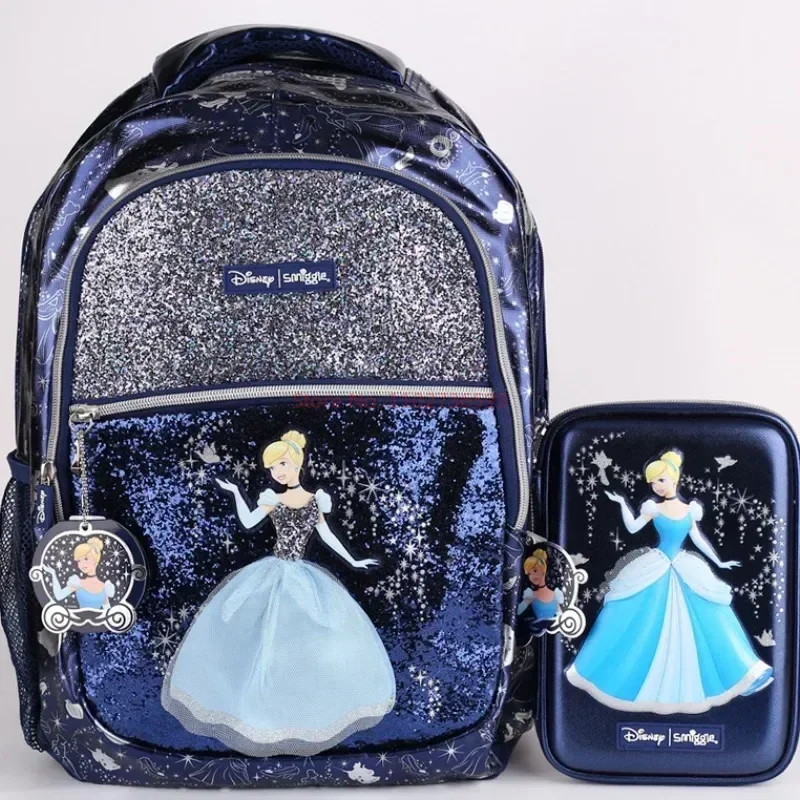 Disney Smiggle Australia Mermaid Cinderella School Bag Children Stationery Student Pen Case Lunch Bag Backpack Children\'s Gifts