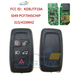 Jingxin FCC:KOBJTF10A ID49 Chip 315/433MHz For Land Rover Range Rover Sport Evoque Discovery 4 Freelander Jaguar car key/Board