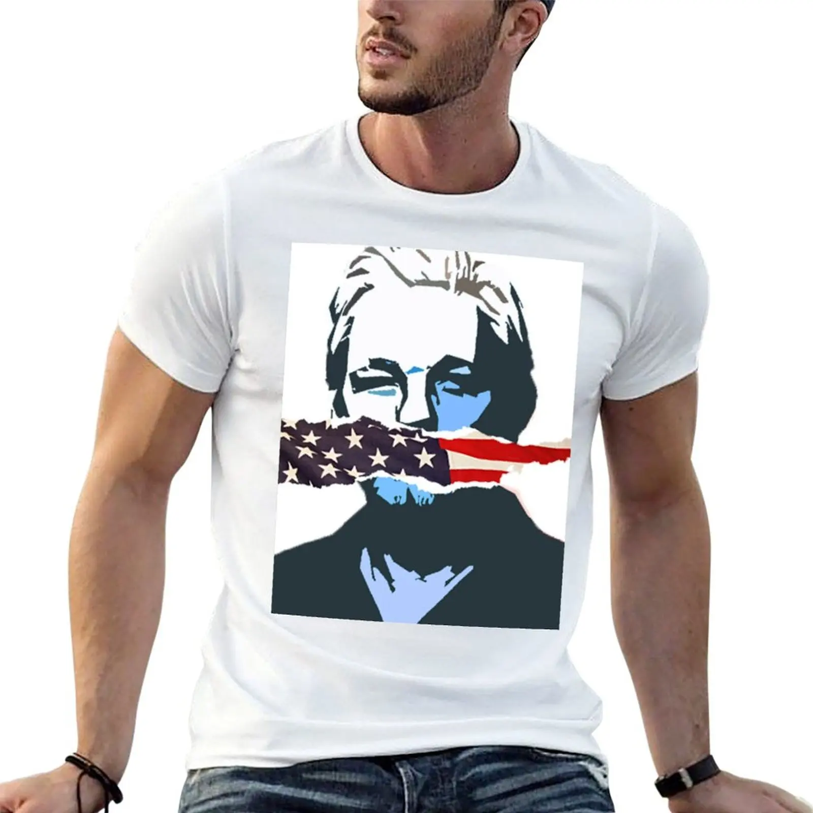 

cotton man shirt 100% shirts t T-Shirt Assange Julian t personalised