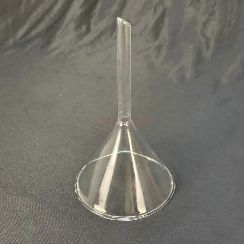 Glass Funnel 90mm Triangle Funnel Cone Chemical Instrument Glass Instrument Middle School Lab Supplies