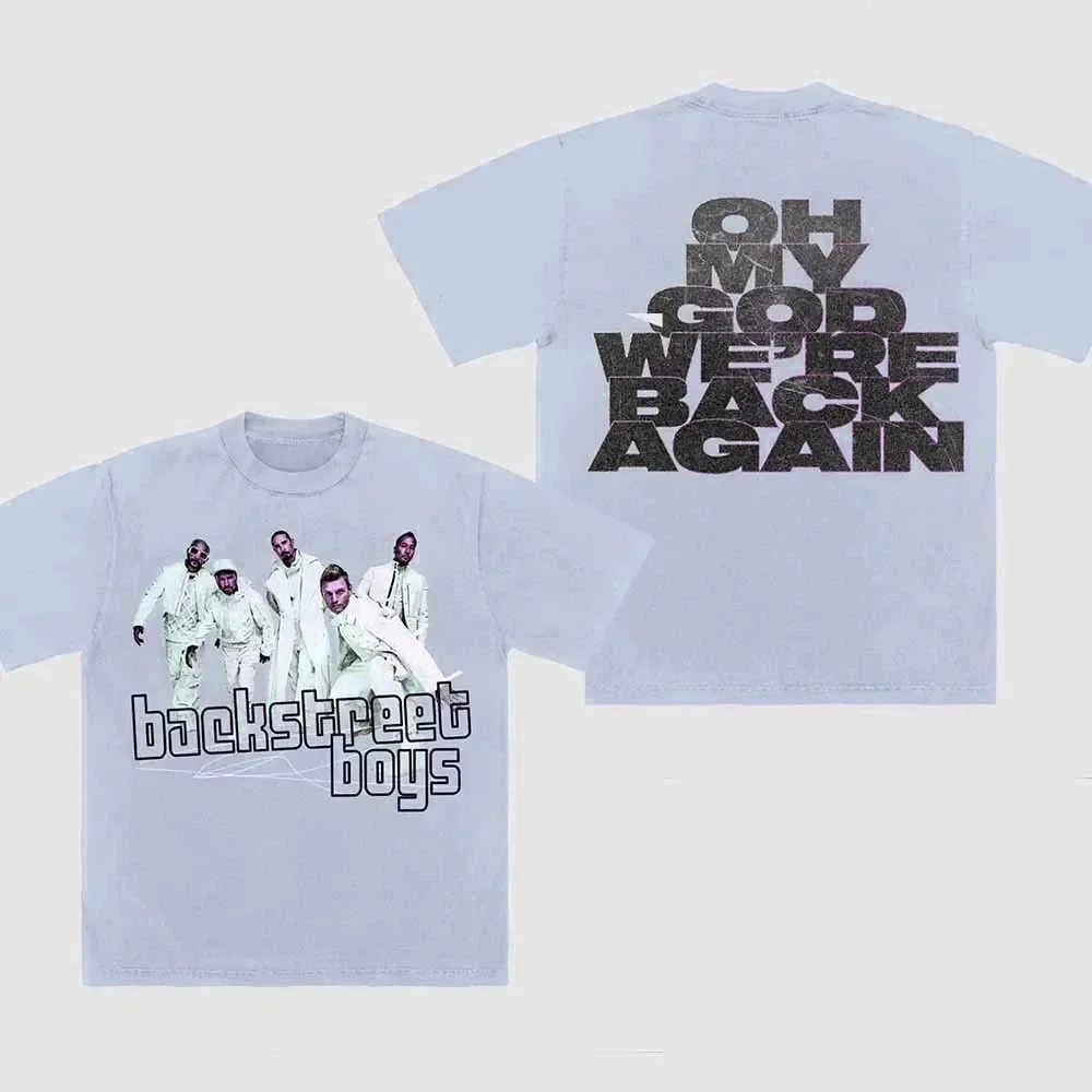 Backstreet Boys Oh My God We're Back Again Zweiseitiges T-Shirt für Fans, Geschenk, Größe S-3X