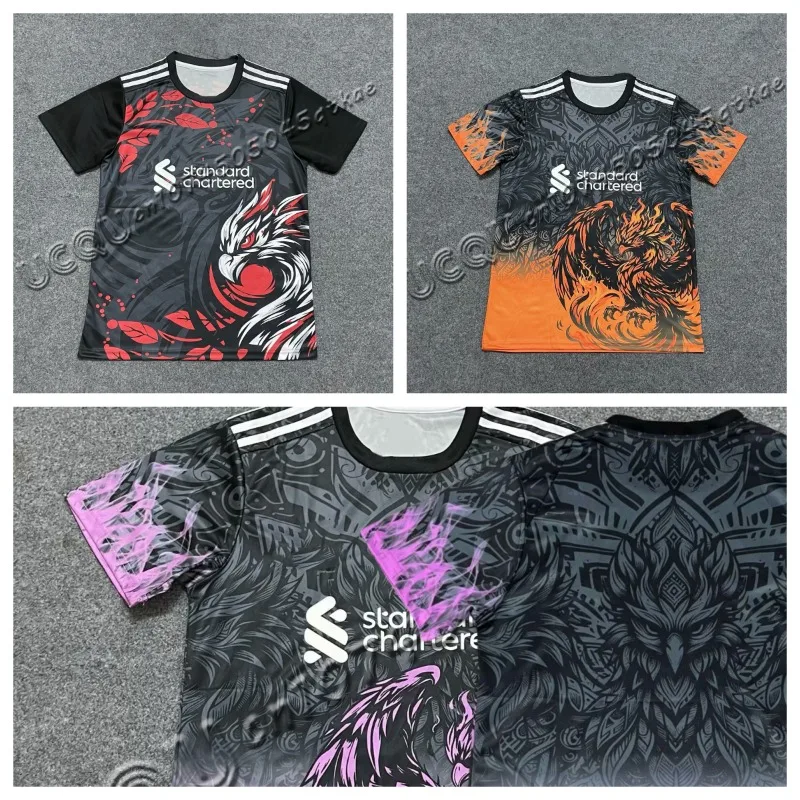 New Football Jerseys Warm-up Training Clothes T-shirt Children Men's Liverpool Special Edition Football Jerseys