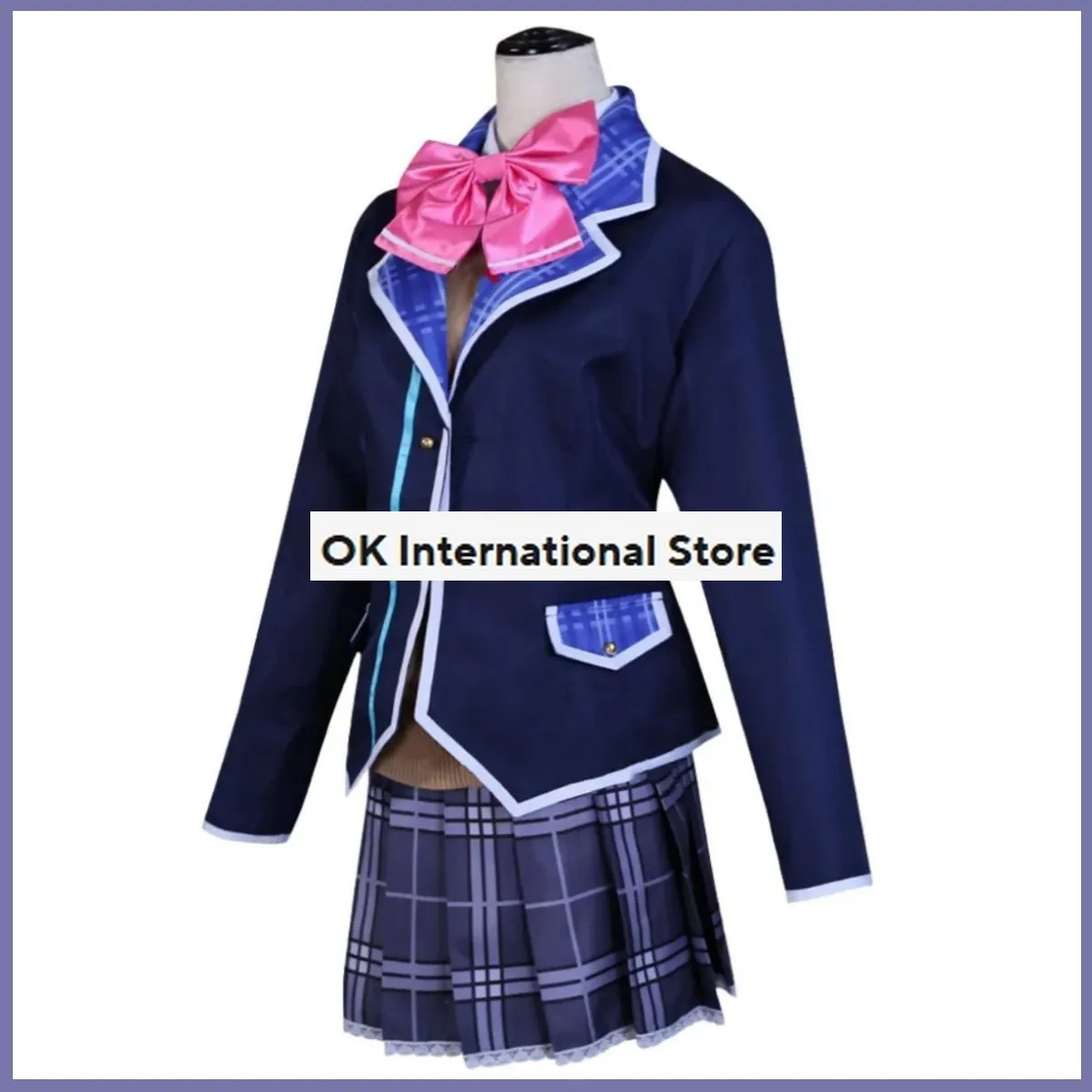 Anime Vtuber Virtualsan-look Tsukino Mito Cosplay Costume parrucca giappone corea del sud Jk uniformi scolastiche gonna donna abito Kawaii