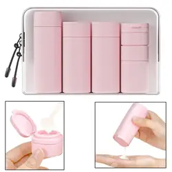 Cosmetics Split Bottle Travel Set Nordic PE Hose Bottle EVA Wash and Makeup Bag Portable and Aircraft Split Bottle Travel Set