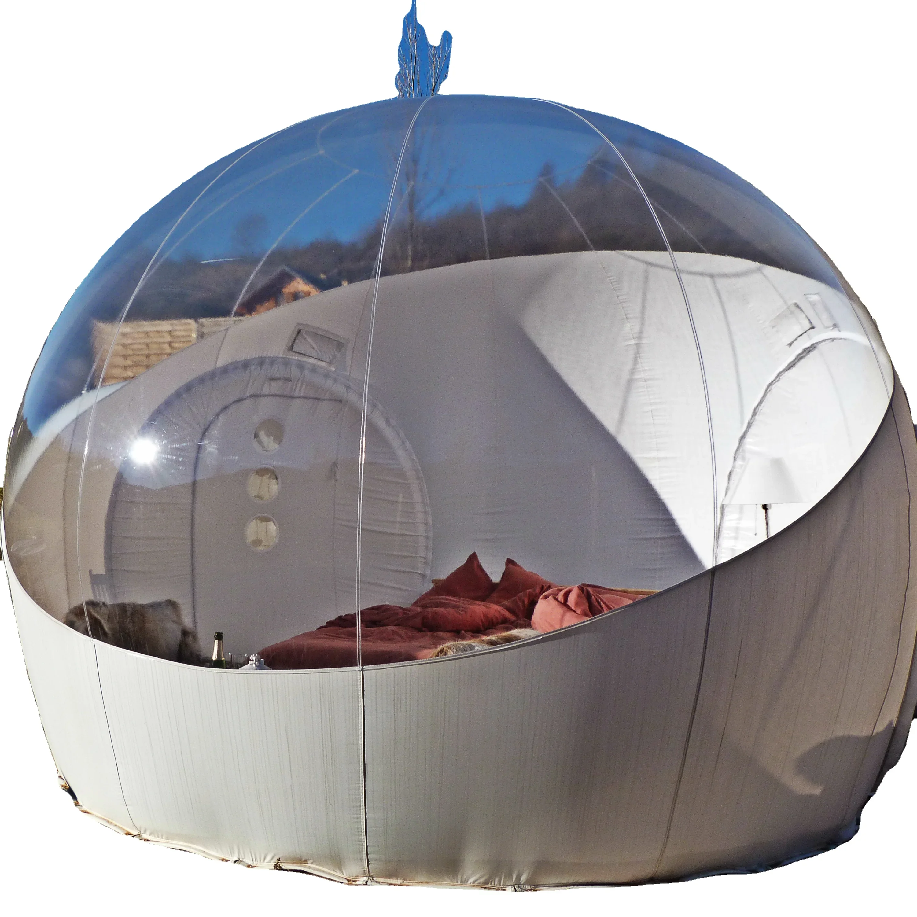 new design Hot Sale Inflatable Bubble Tent Clear Dome House