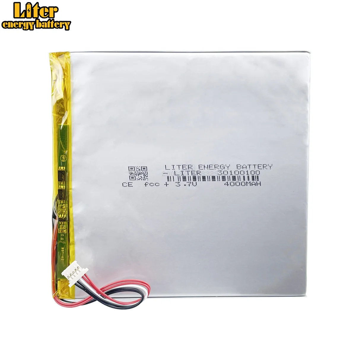 1.0MM 5pin connector 3.7V 30100100 4000mah Rechargeable lipo battery li ion polymer lithium battery Tablet PC Battery