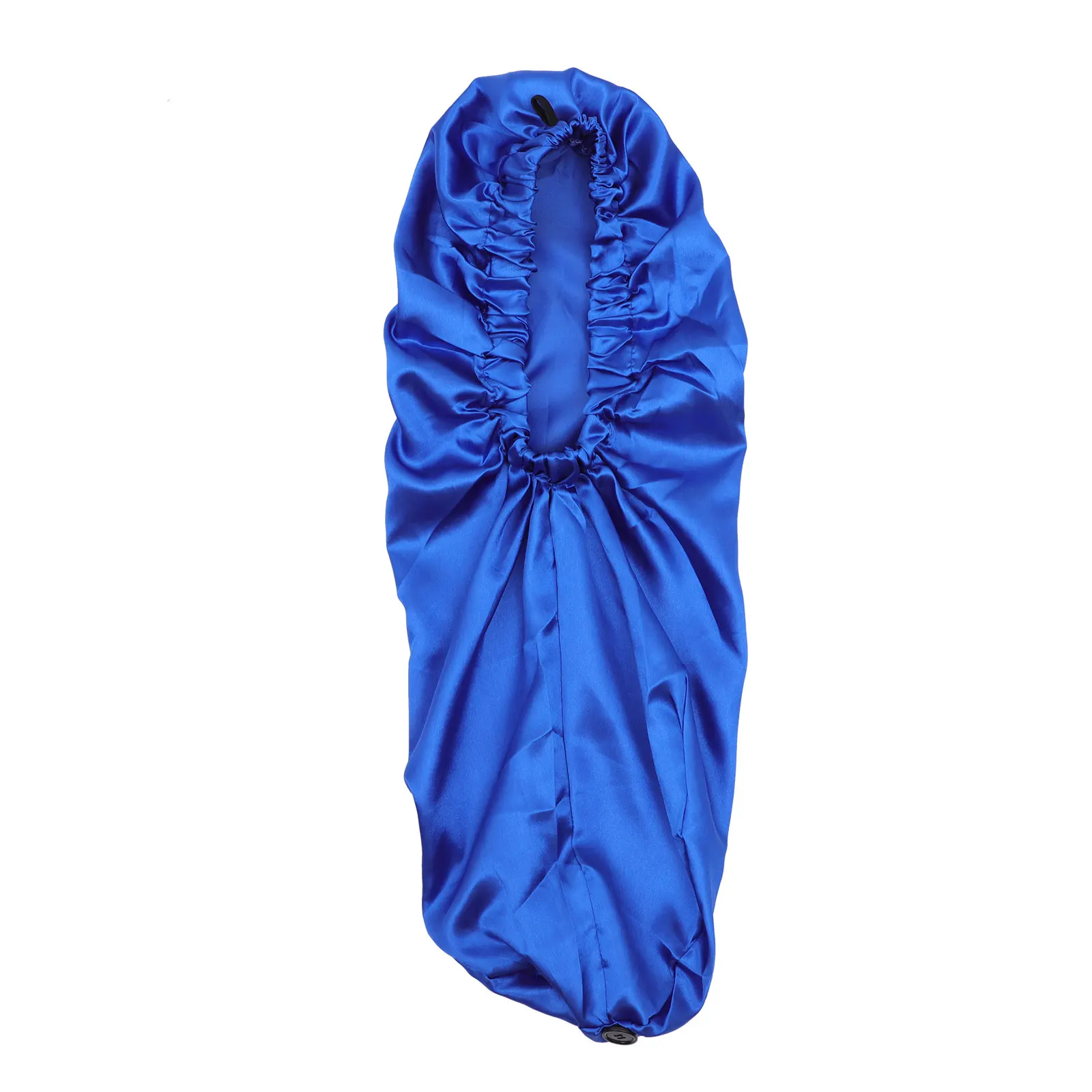 

Elastic Satin Sleep Cap Large Size Fit Most Heads Curly Hair Bonnet Night Hat Portable Travel Use Lightweight Design
