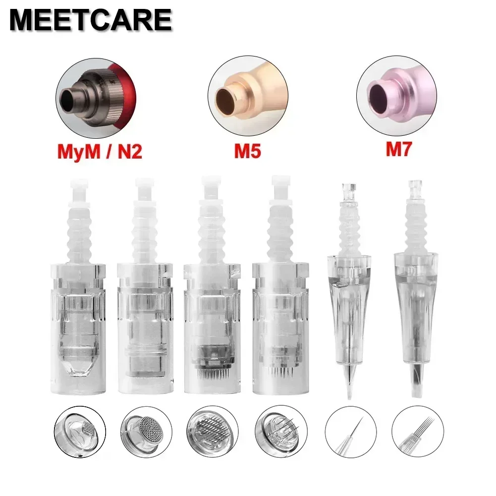 Wkład bagnetowy do Derma Microneedle Pen N2/M5/M7/MYM wymienna igła profesjonalny makijaż permanentny tatuaż igły PMU MTS