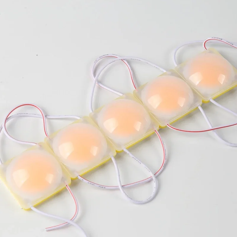 20-Pack Super Bright COB LED Module Lights DC 12V Waterproof Pointolite for Car Signs Shop Commercial Advertisement Decor Light