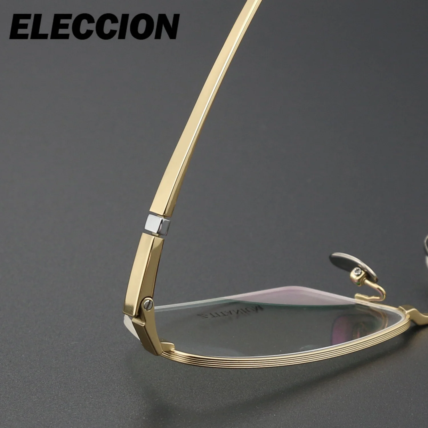 ELECCION Prescription Glasses Ultra Light Pure Titanium  Optical Eyewear Frame Men Women Glasses Myopia Minus Lens Photochromic