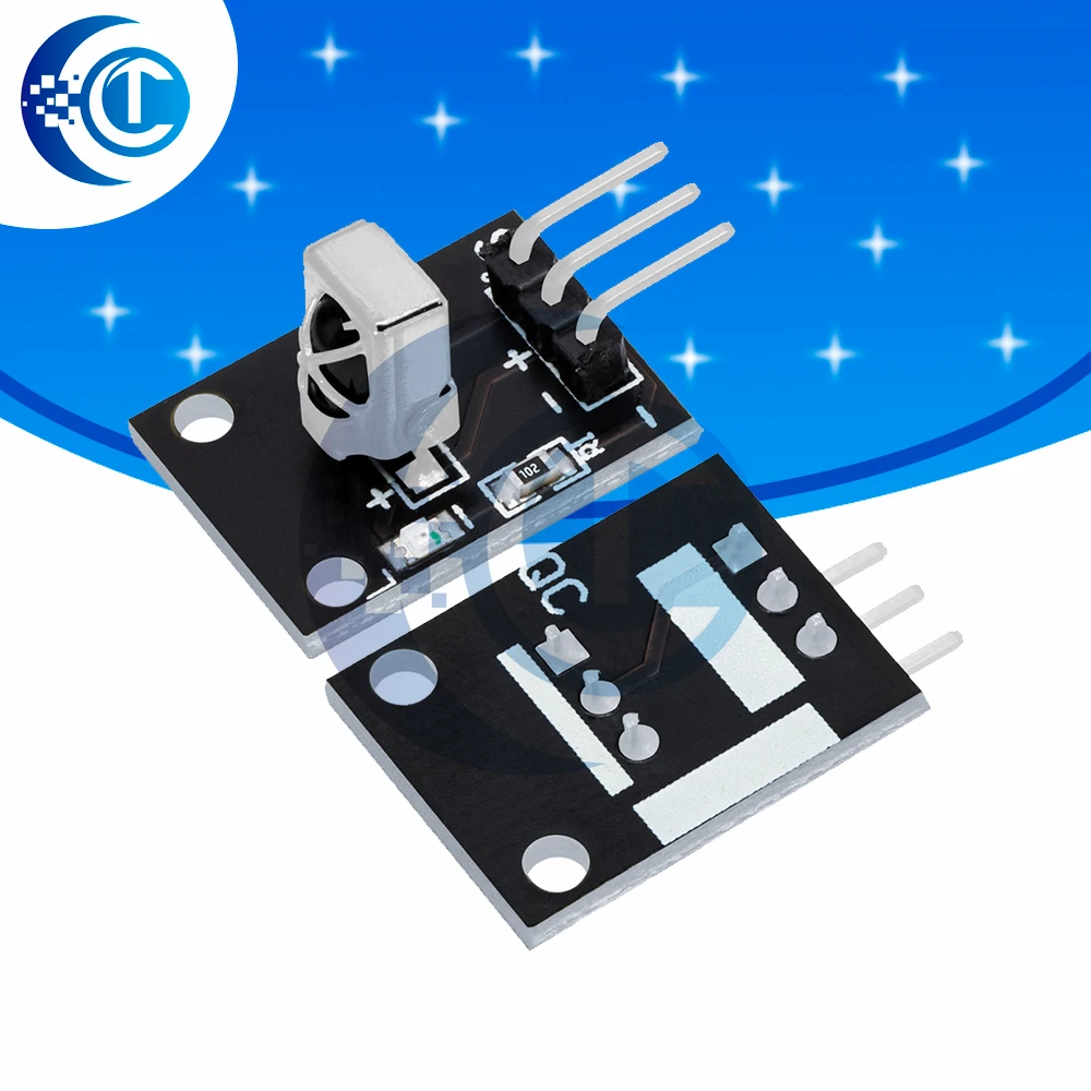 High Sensitivity HX1838 Infrared Receiver Sensor Module, Stable IR Remote Signal Receiving Unit for DIY Electronics