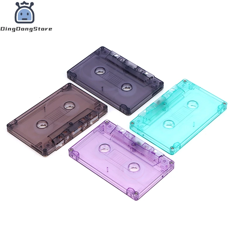 1Pc New Color Blank Tape Case Audio Recording Cassette Tape Shell Empty Reel To Reel Cassette(No Inner Core And Outer Box)