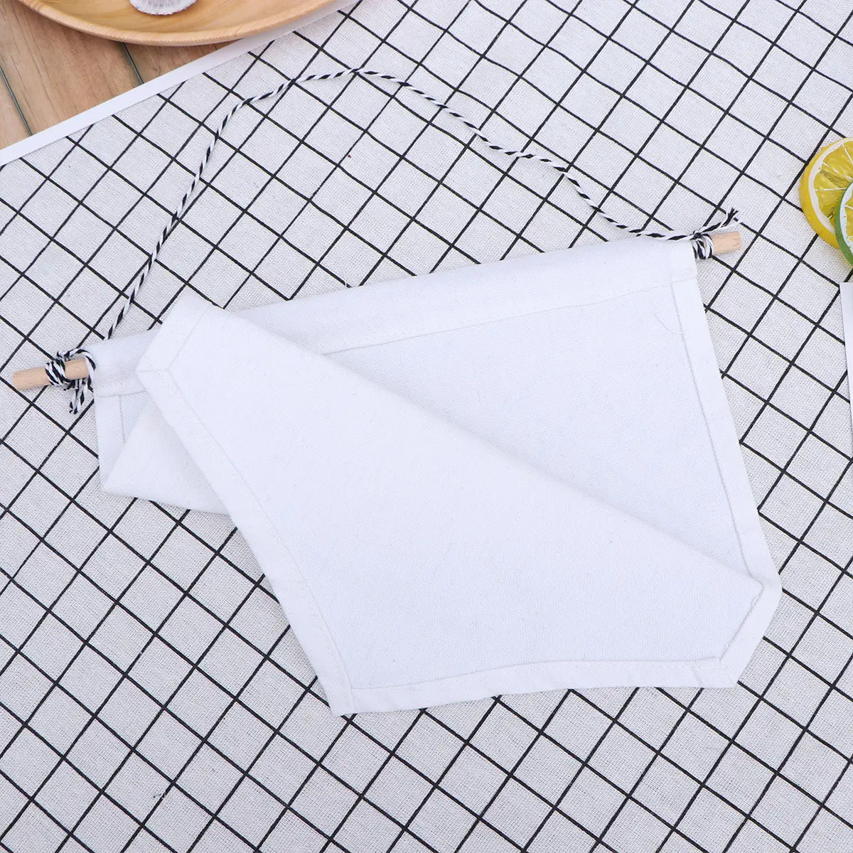 2Pcs Stylish Blank Canvas Wall Banner Pennant for Pin Badge Patch Display Home Office Decor Creative DIY Painting Lettering