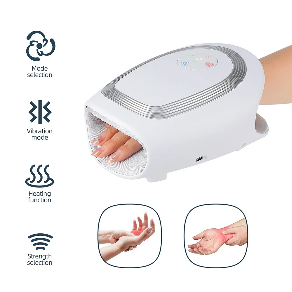 

Electric Hand Massager Palm Finger Acupoint Low Frequency Air Pressure Compression Finger Wrist Relax Massage Stress Hand Relief