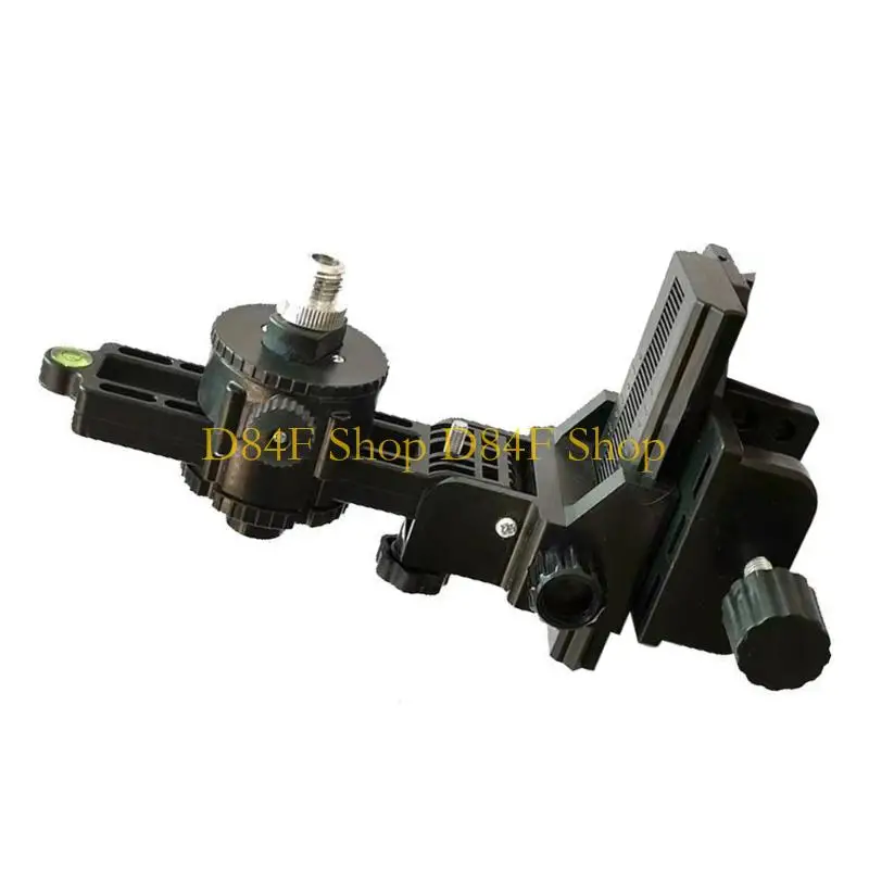 D84F 360 Degree Rotating Leveling Bracket With Adjustment For Lasers Level & Tripod Mounting In Construction And Woodworking