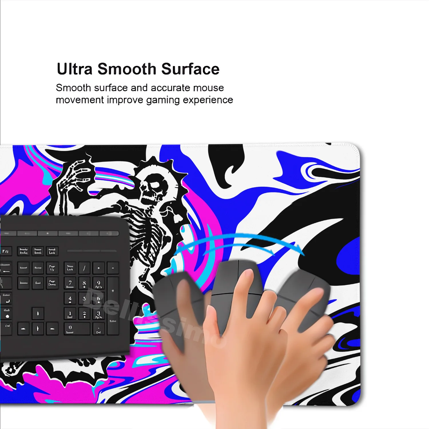 New Strata Liquid Mouse Pad Design Art Abstract Fluid Skeleton Computer Laptop Desk Mat Anime Keyboard Mousepad Gaming Mice Mats