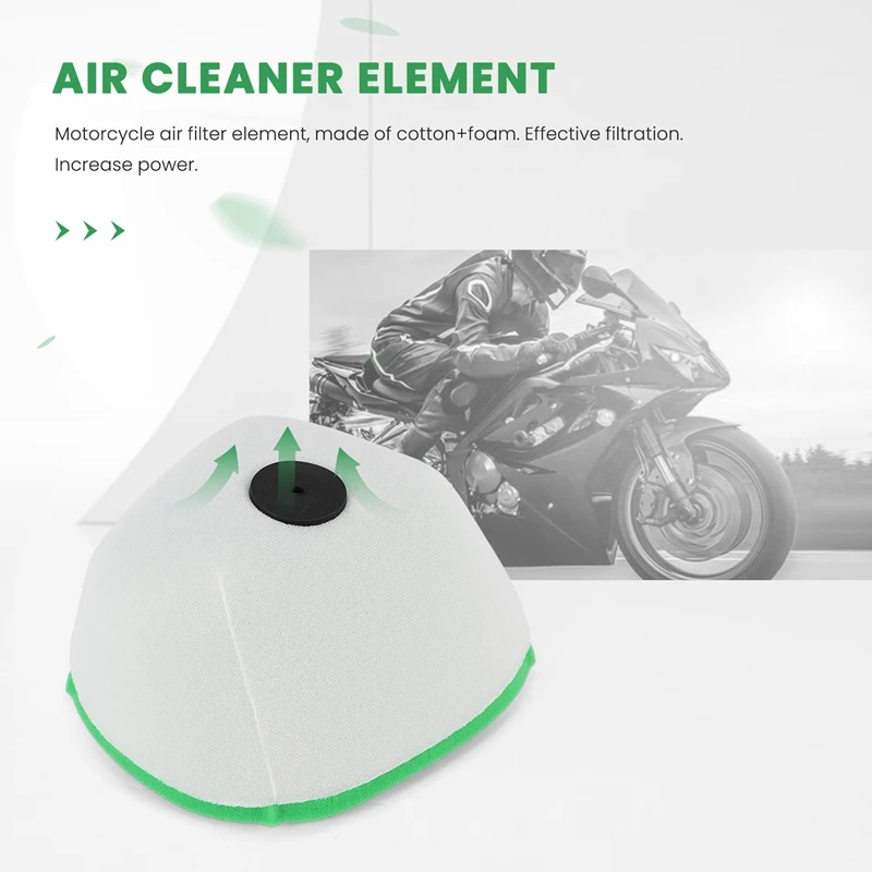 Motorcycle Air Filter Elements For Kawasaki KX250 KX252 KX250F 2017-2020 KX450 KX450F 2016-2018 11013-0755 11013-0766