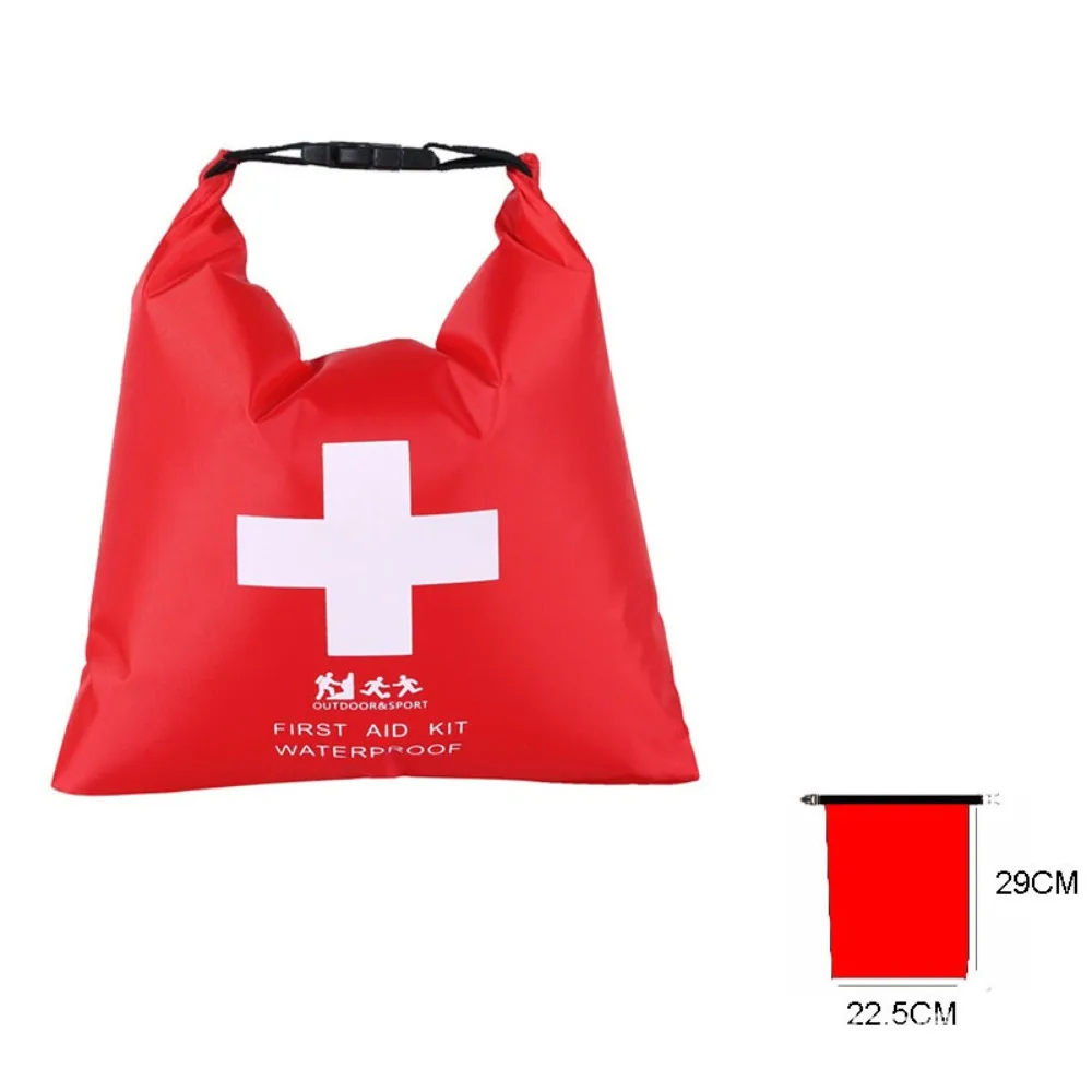 1.2L 방수 응급 처치 키트 가방 휴대용 응급 키트 케이스 야외 캠핑 여행 응급 의료용