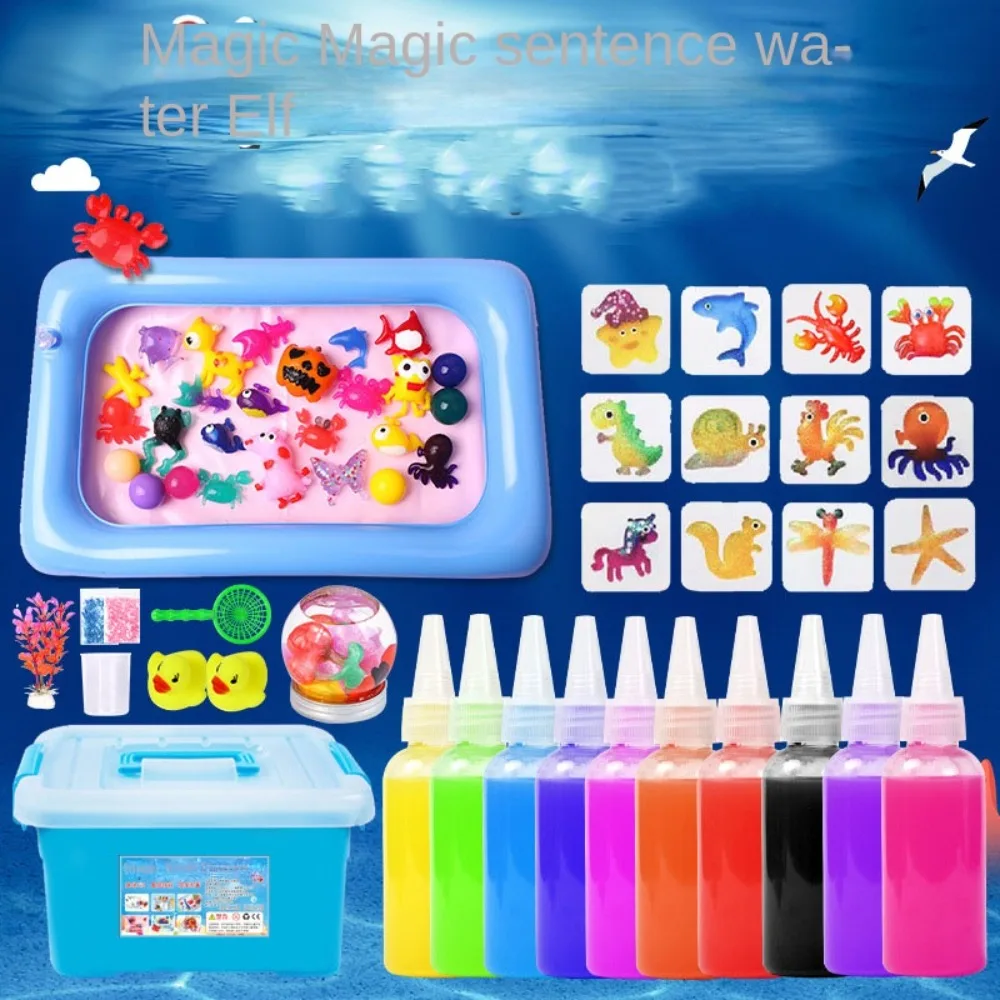 DIY Material Set Magic Water Baby Toy Handmade Toy Special Pigment Magic Water DIY Set Colorful Kids Craft Kit