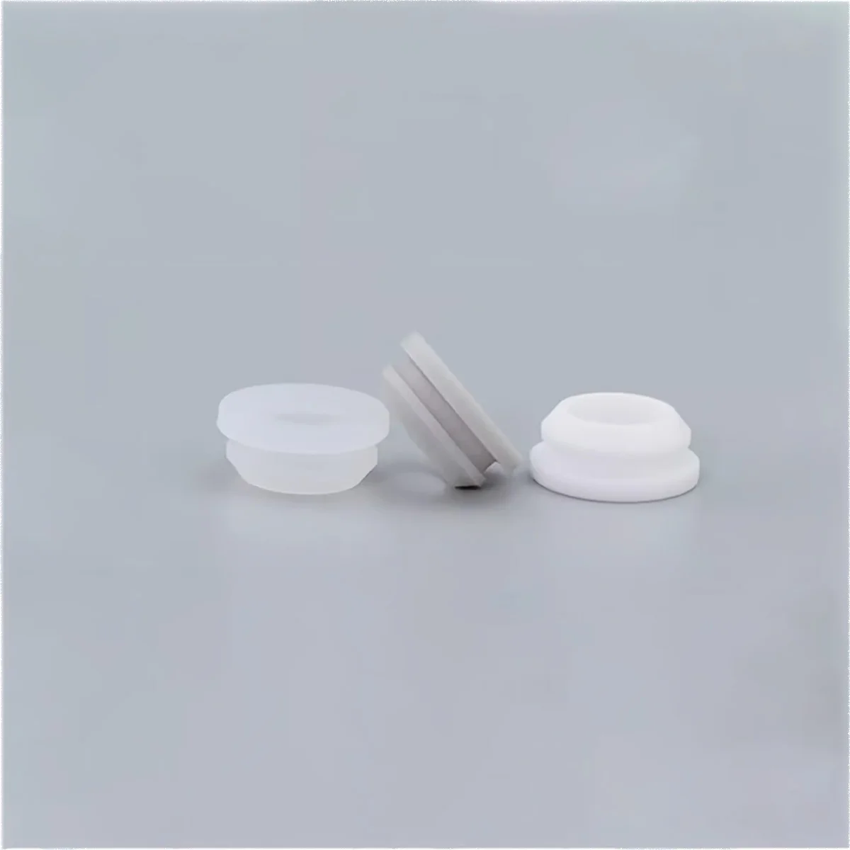 

High Temperature Resistant Silicone Protective Coil/Double-Sided White Silicone Protective Wire Loop Protective Wire Sleeve