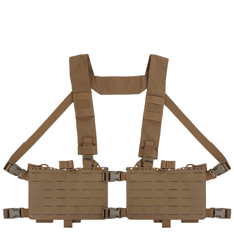 戦術チェストリグ-molle-システムモジュラークイックリリースベストフィットエアガンマガジンポーチ屋外狩猟ウエストバッグ