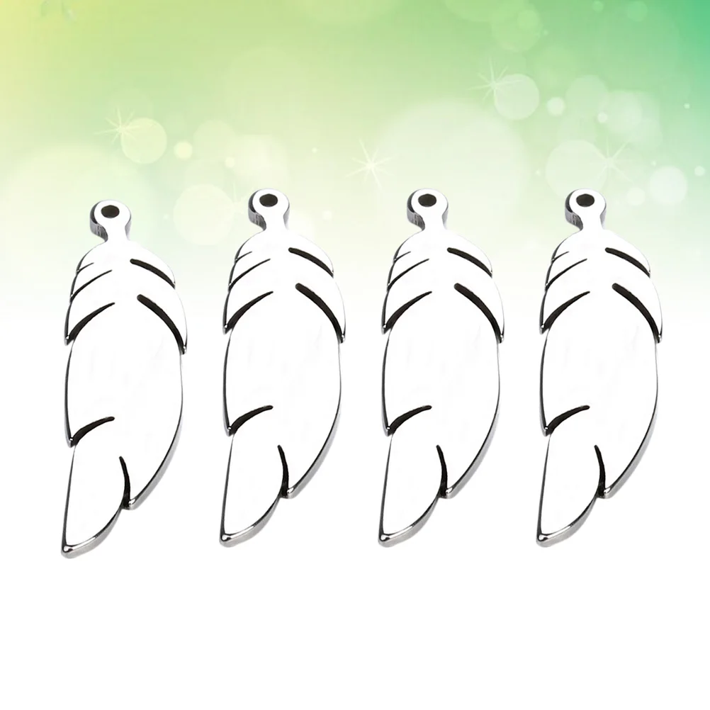 

20pcs Stainless Steel Pendant Necklace Woman Jewelry Making Charms DIY Charm Pendants Durable Unique Shape for DIY