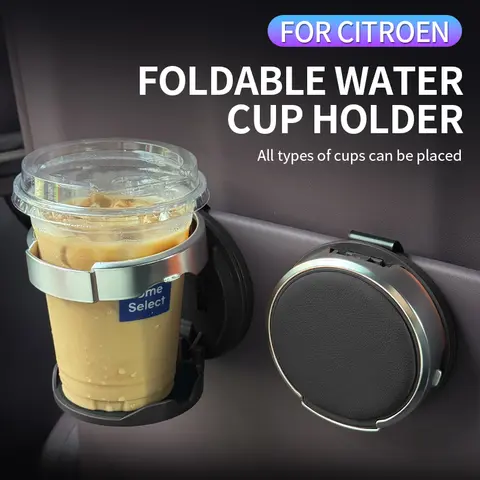 Car multifunctional door clip cup holder storage rack for Citroen C3 C3 Aircross C5 Aircross Berlingo C‑Elysee Grand C4 Picasso