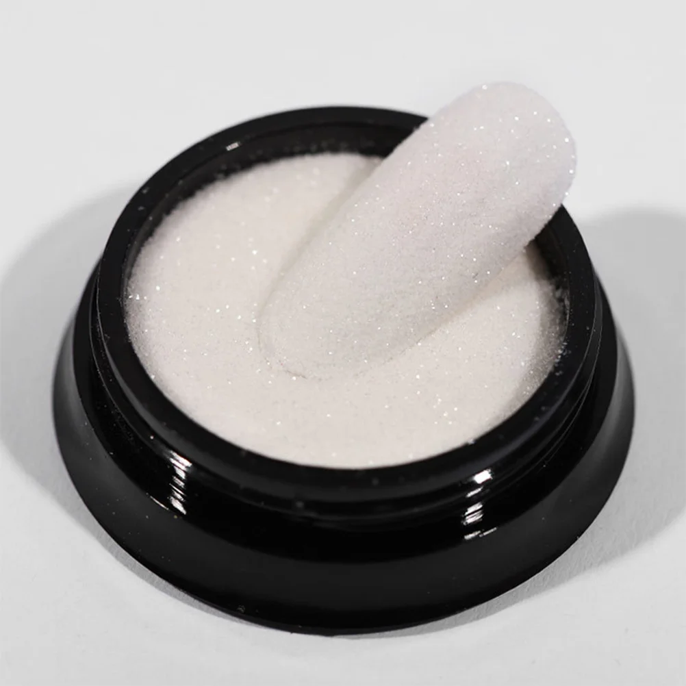 9 個ネイルアートパウダーグリッターマニキュアパウダー簡単に適用自然人工爪カラフルなファッションネイルデコレーション