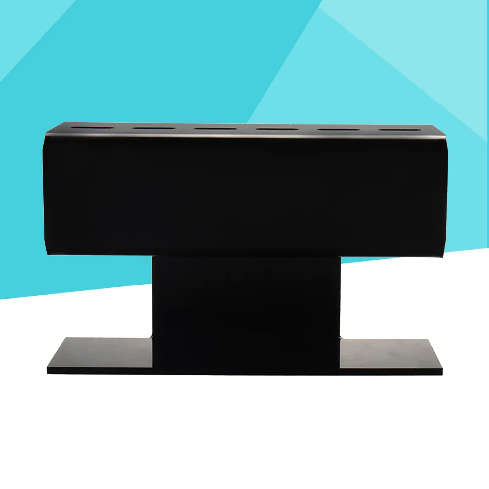 6-Loch Pinzette Lagerung Rack Wimpern Pfropfen Pinzette Organizer Langlebig Kunststoff Display Ständer für Professionelle Hause