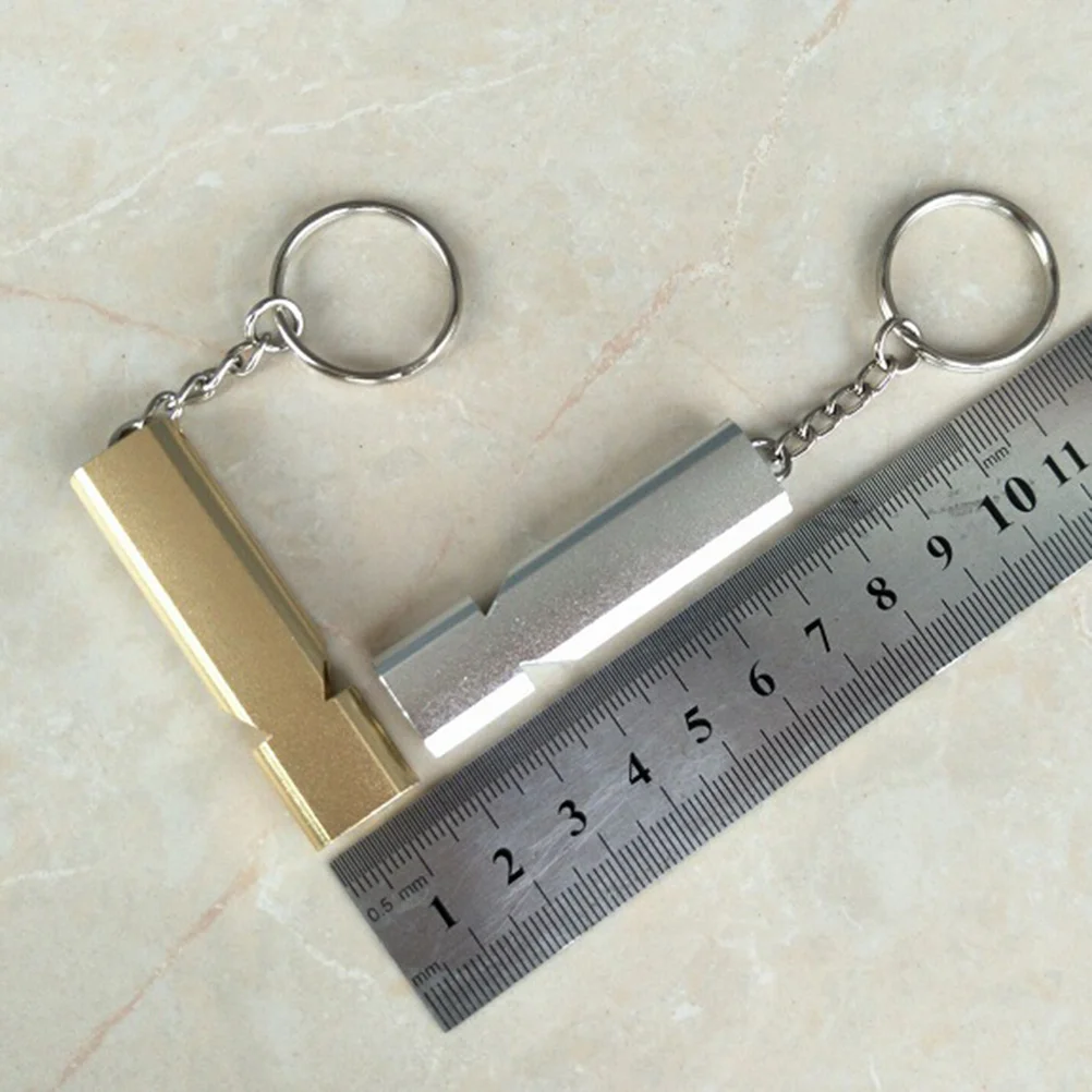 2Pcs Loud Survival Whistle Anodized Aluminum Alloy Emergency Whistle for Long Distance Signaling Outdoor Adventure Water