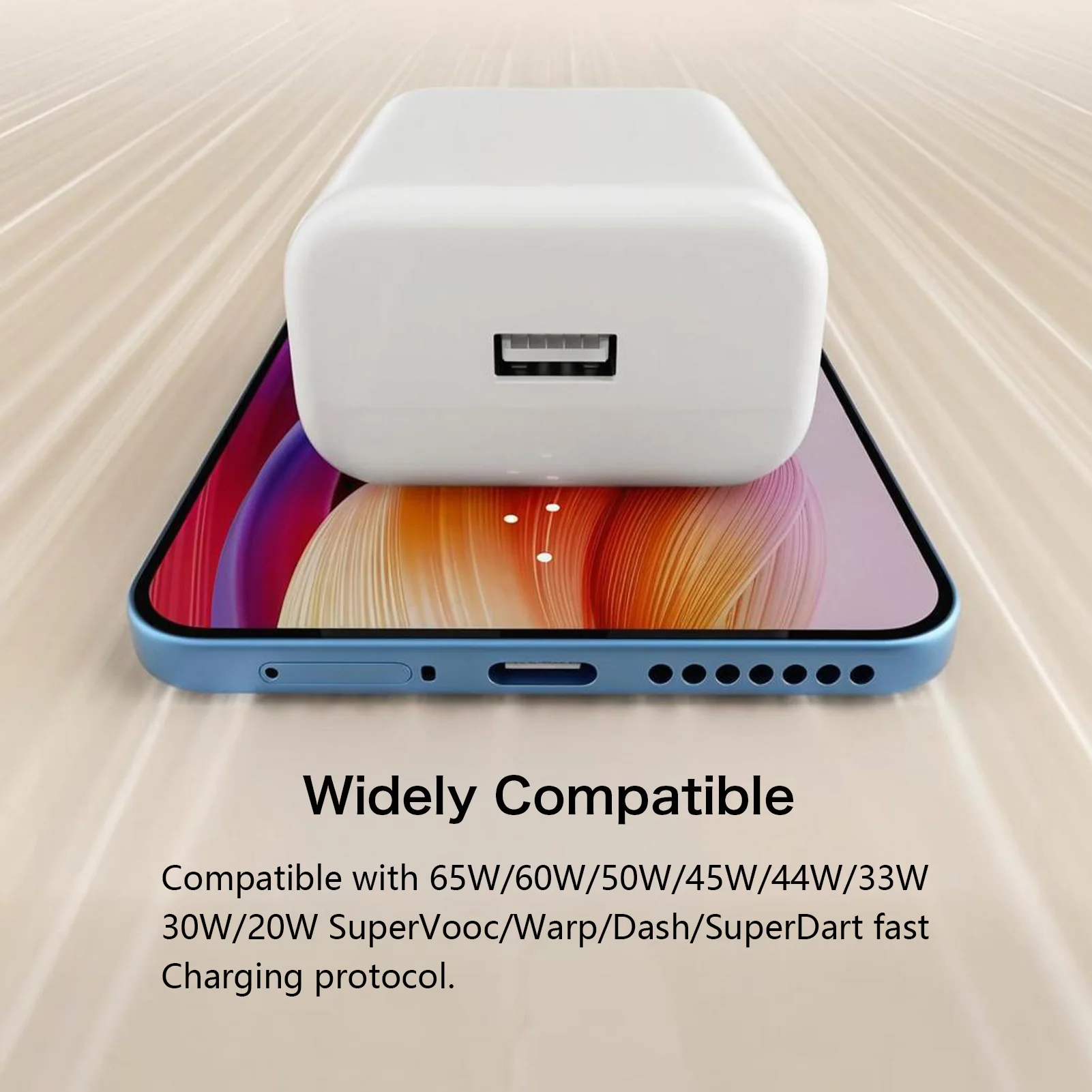 65W Supervooc 2.0 Fast Charger For Oppo K9 Find X2 X3 X5 Pro Neo Lite 5G USB Type-C Cable image 5