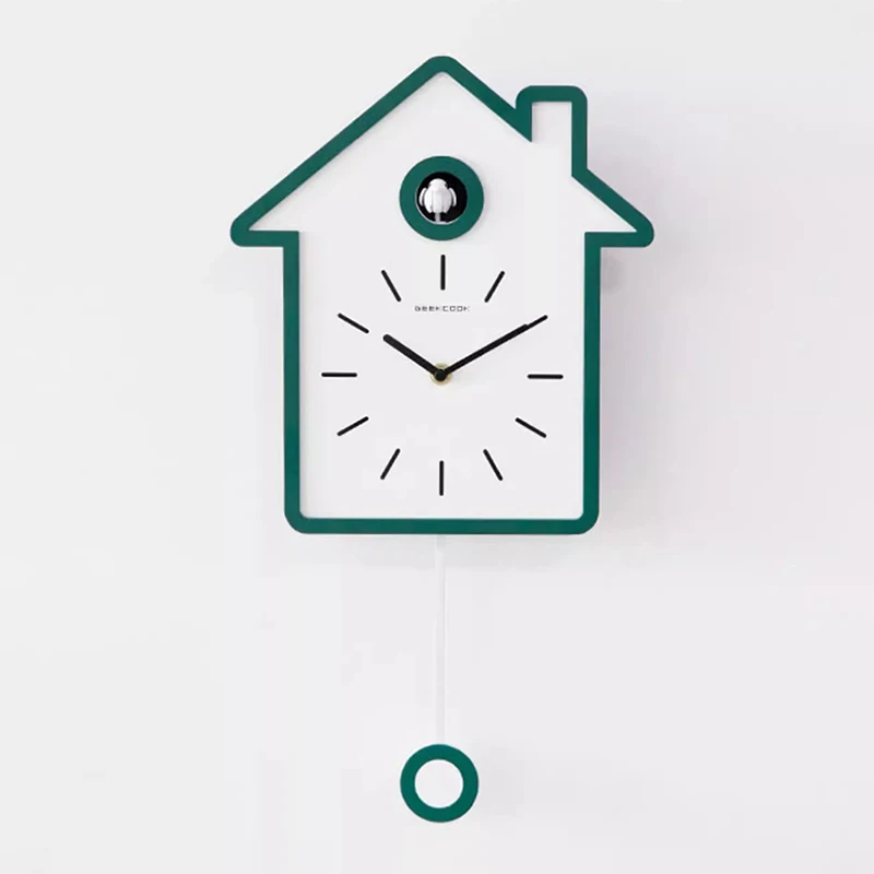 Modern Cuckoo Wall Clocks Creative Clock Watch Silent Movement Quartz Design Living Room Clock Decoration Interior Ornaments