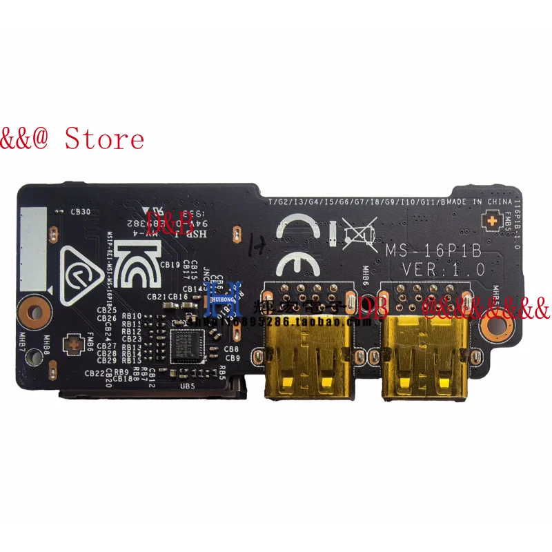 Originale Per Msi GE73 GE73VR GE63 GE63VR GP63 GP73 GL63 Scheda Lettore Schede Usb MS-16P1B