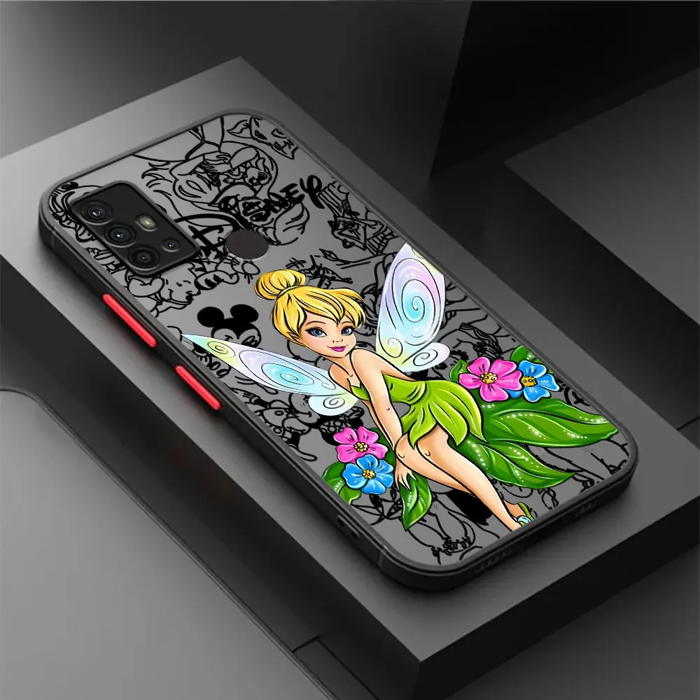 Matte Soft Cover Case for Samsung Galaxy A51 A13 A52 A31 A12 A34 5G A30 A30s A14 A71 4G A70 A50 Disney Princess Funny Silicone