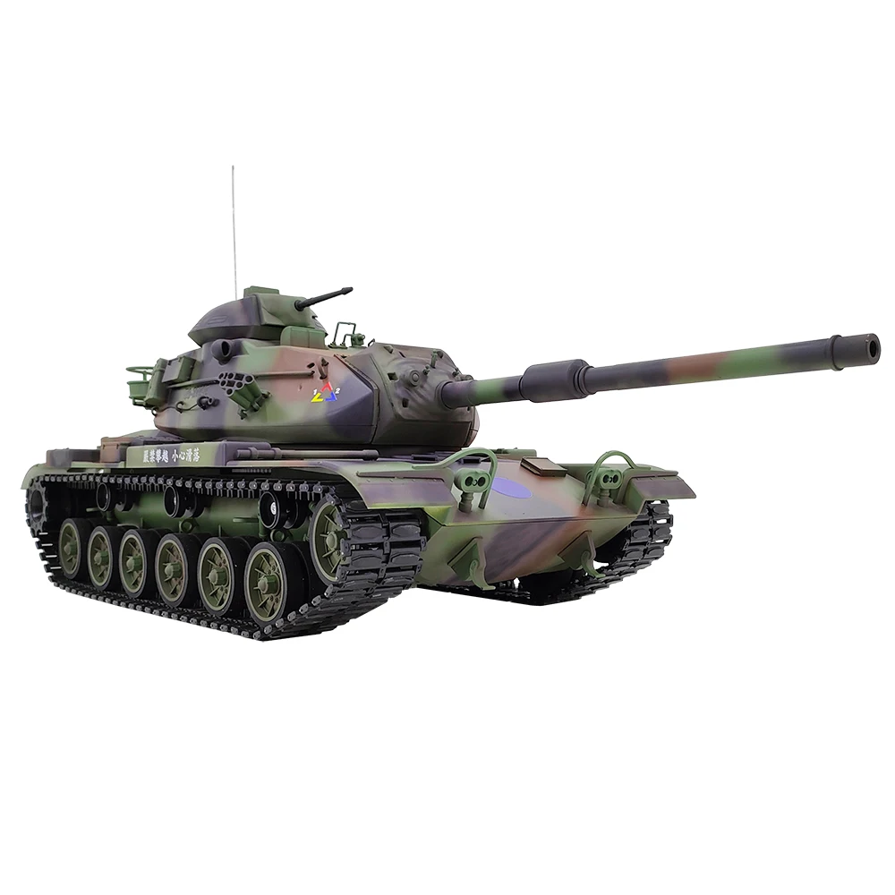 Pabrik 1/16 AS M60A3 RC Tank Model logam Remote Control Off-Road Tank tempur mainan RC Tank