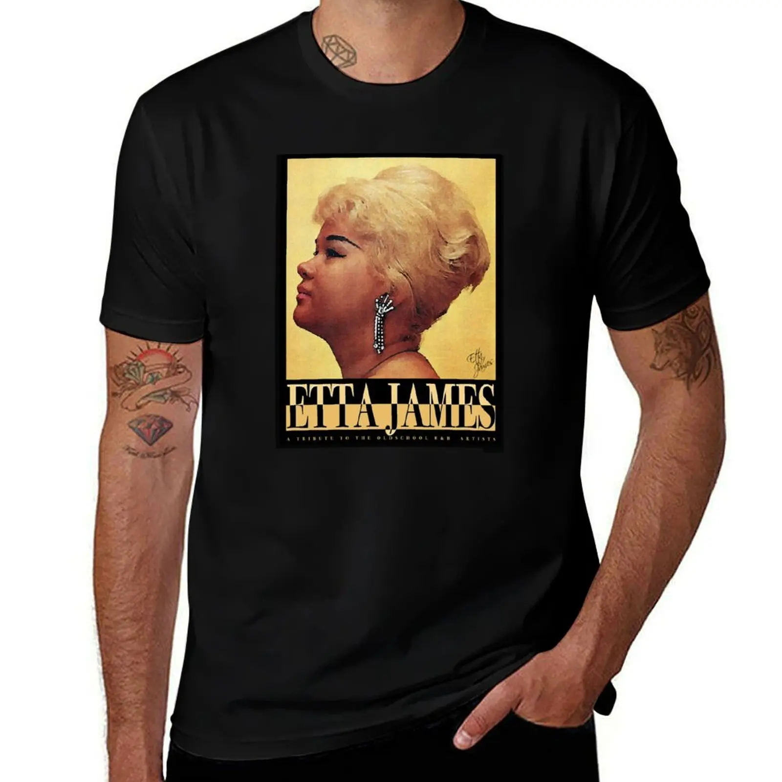 

Etta James Tribute T-Shirt funny t shirts dark humor cotton t shirt man t shirt custom print T-shirt