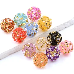 10pcs 16mm Acrylic Round Bead Mix color Acrylic hard sugar round bead For Jewelry Make Bracelet necklace anklet DIY Accessories