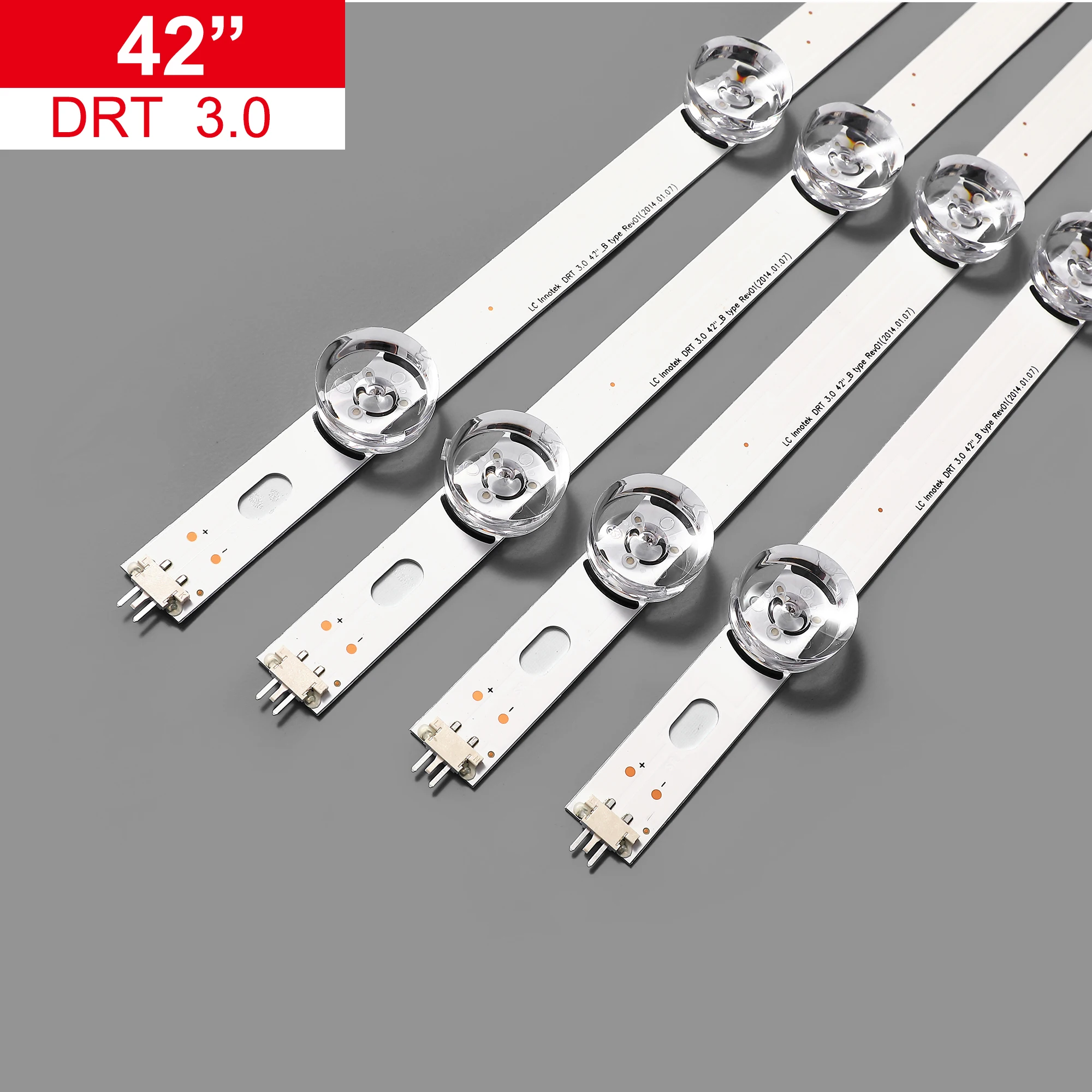 New8pcs/set LED strip Replacement for LIG LC420DUE 42LB5500 42LB5800 42LB560 INNOTEK DRT 3.0 42 inch A B 6916L-1710B 6916L-1709B