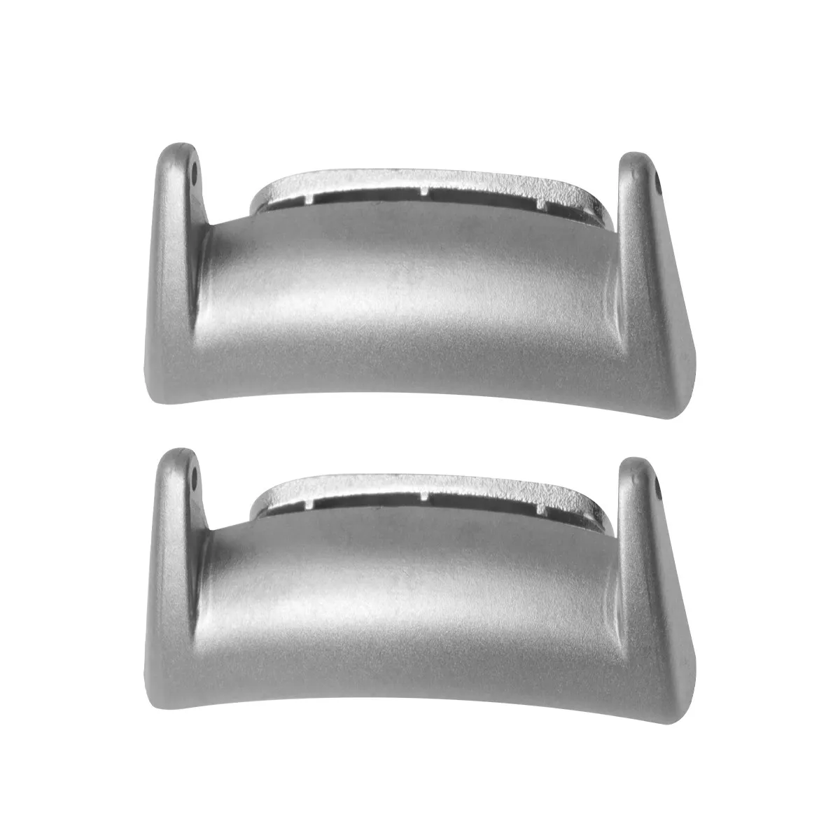 2Pcs Sleek Stainless Steel Watch Band Connector for 2 Smartwatch Replacement Buckle Secure Fit for Leather Silicone