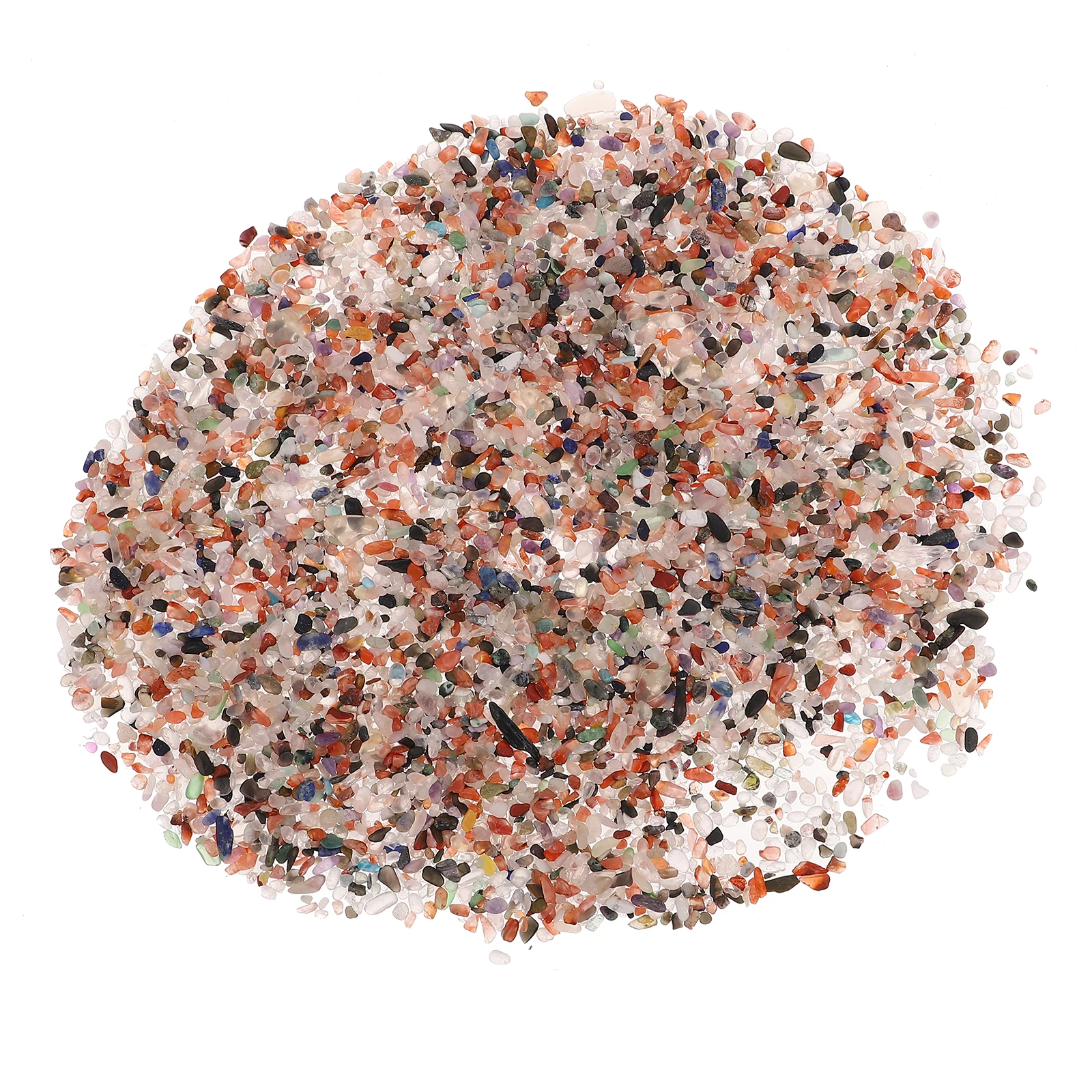 Pedras de aquário de cascalho de cristal colorido, design fresco e chique, seguro, não tóxico, à prova d'água, decoração para tanque de peixes, paisagem, brilho no