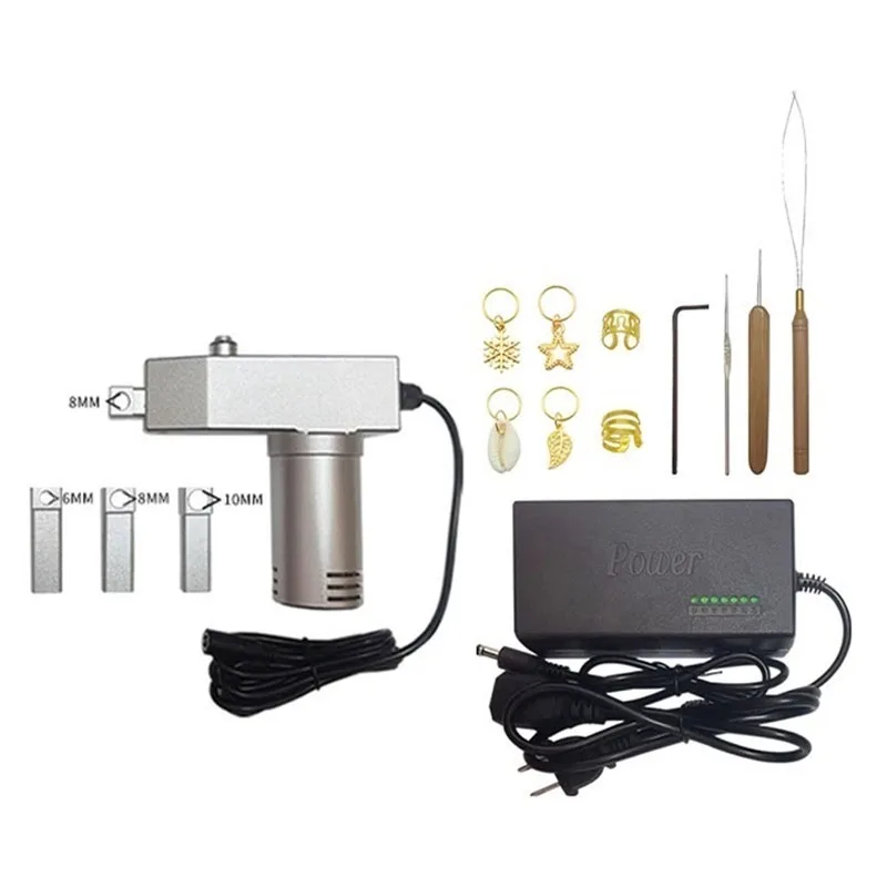 Portable Dreadlock Machine Automatic Braiding Machine DIY Hair Styling Dreadlocks Braiding Electric Dreadlocks Maker