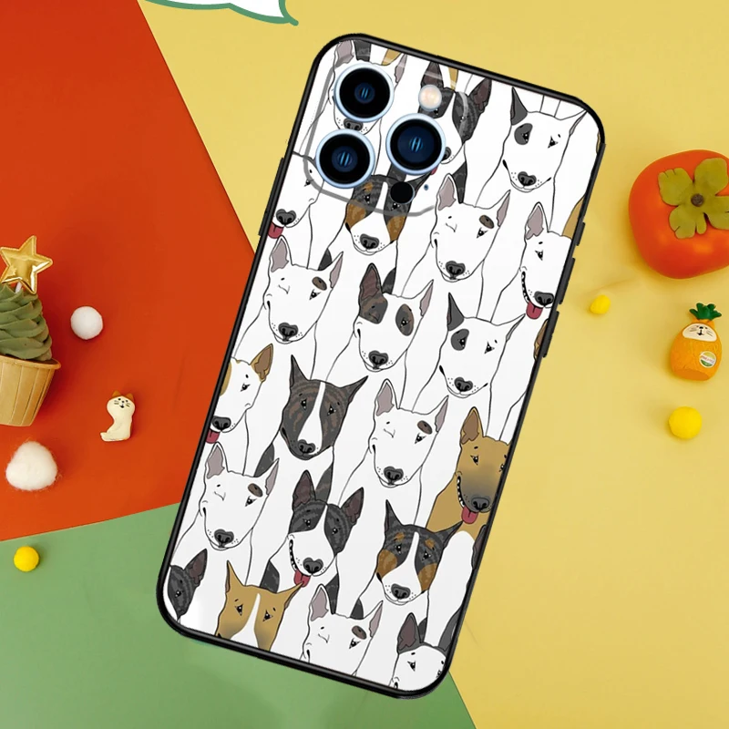 Bullterrier Bull Terrier Dog Soft Case For iPhone 15 16 14 13 12 11 Pro Max Plus Mini X XR XS Max 7 8 Phone Cover