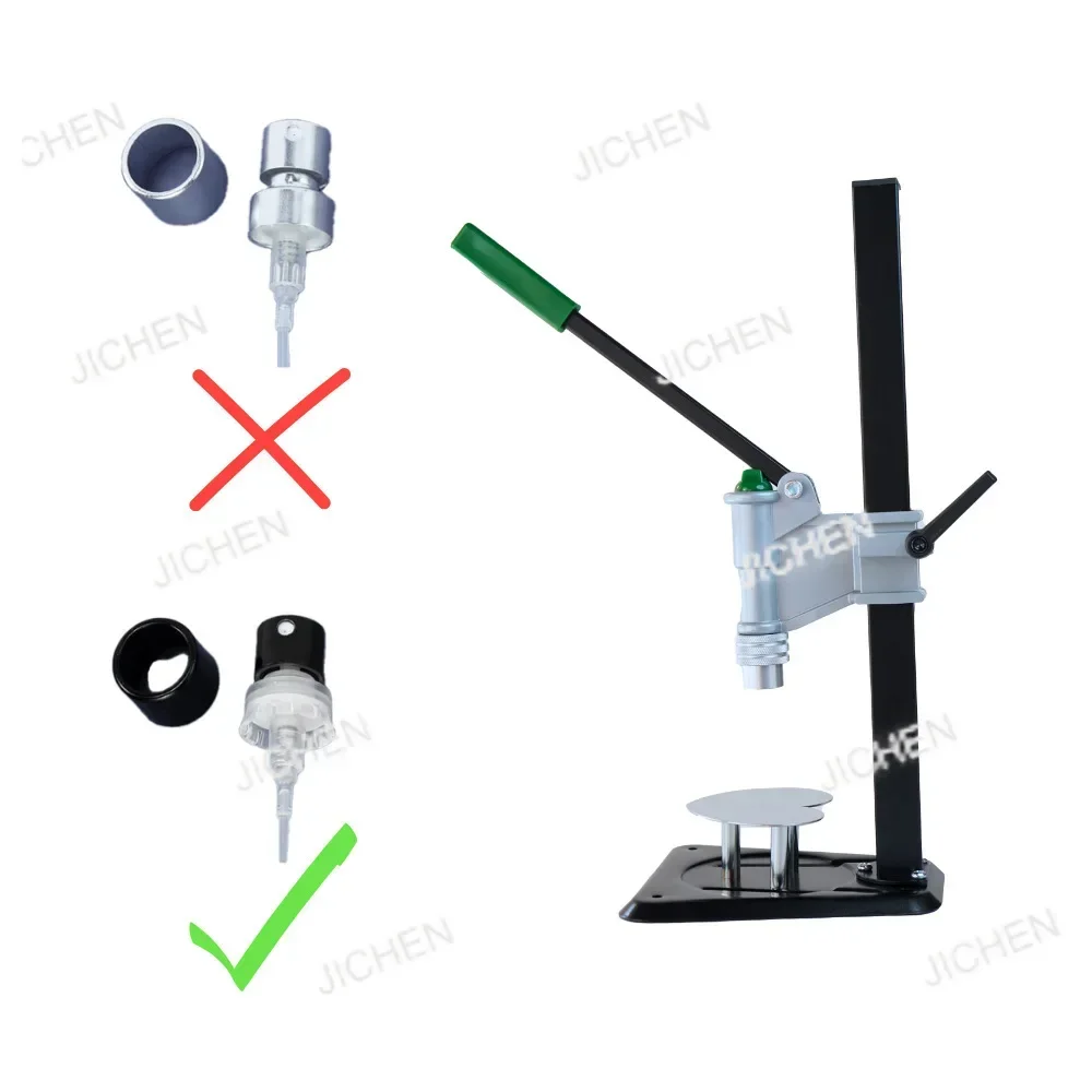 

ZQT Removable Desktop Manual Perfume Bottle Capper Sealing Machine Plastic Bayonet Binding Machine Medium Cover Rolling