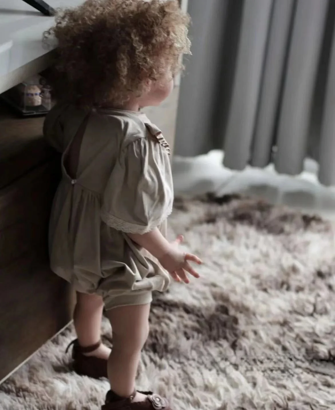 DLS – poupée bébé Reborn Fritzi personnalisée, 60cm, avec cheveux enracinés à la main, poupée déjà finie, cadeau de noël