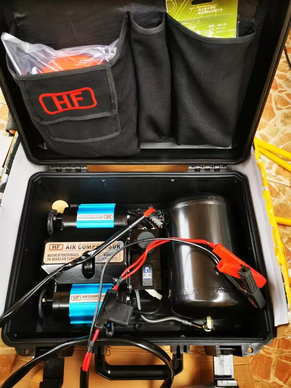 HF Twin Compressor Single Compressor Portable Twin Compressor CKMTA12/24  Tire Inflation Factory Directly