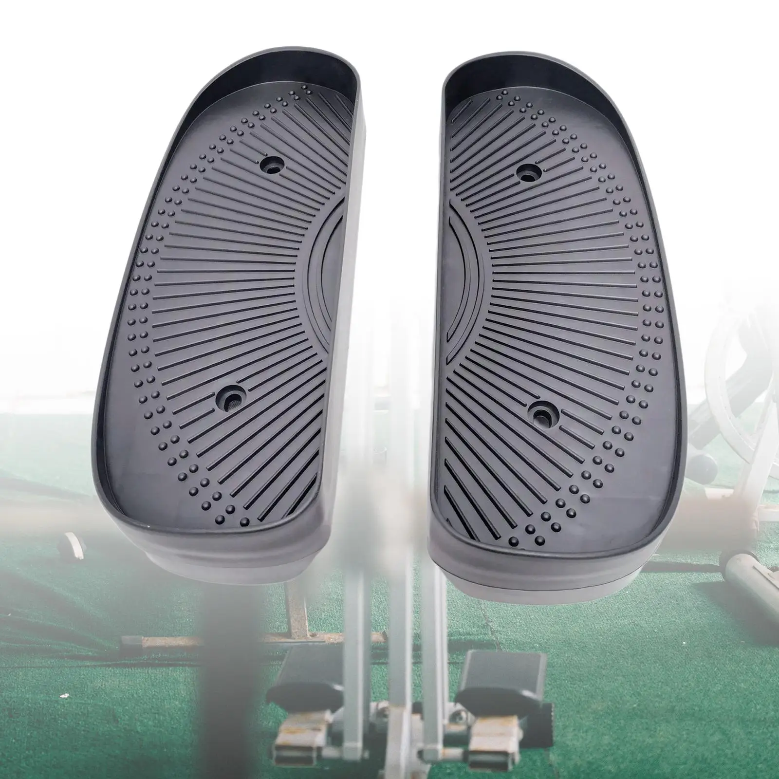 2x Elliptical Machine Pedals Replacement Parts Fitness Footboard for Gym Use